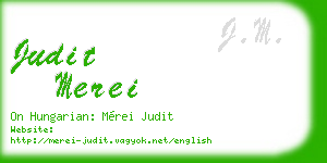 judit merei business card